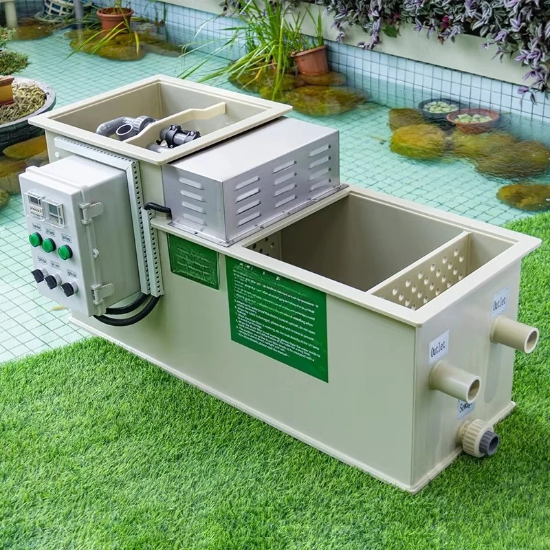 

Household Koi Carp Pond Filter System Aquaculture Water Filter for Aquarium Fish Tank Outdoor Garden Pond Bog