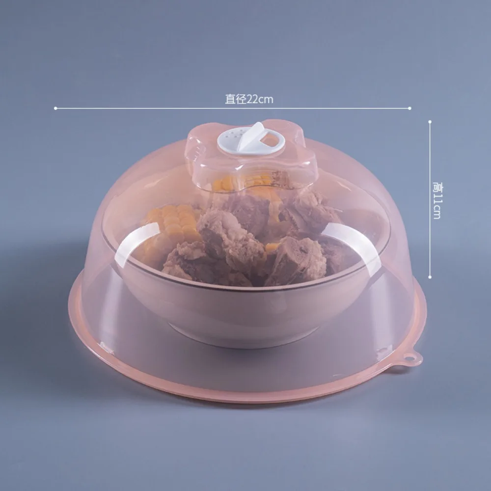Durable Transparent Heating Lid Reusable Thickened Insulation Cover Plastic Splash Proof Microwave Cover Preservation