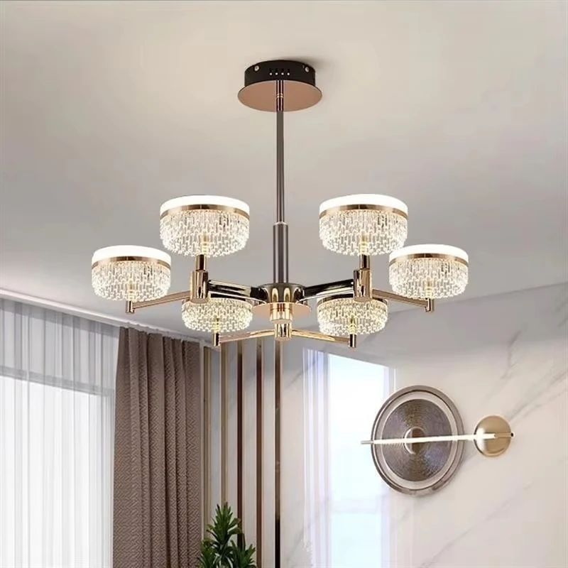 

Light Luxury Living Room Pendant Light 2025 New Creative Hall Main Light Home Dining Room Light Ceiling Chandelier Lamp