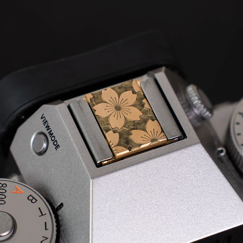 جبل فوجي كاميرا النحاس غطاء الحذاء الساخن زر الإصدار ل Fujifilm XT5 XT20 100Vi 100V XT30 XT50 لايكا نيكون