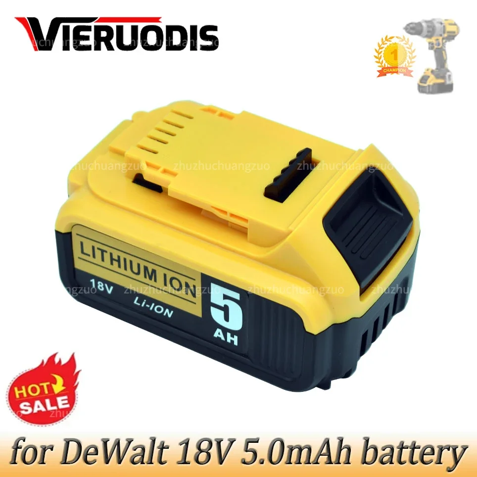 

5000mAh for Dewalt 18V 20V power Tools rechargeable electric tool Accessories Lithium batteries Replace DCB200 DCB184