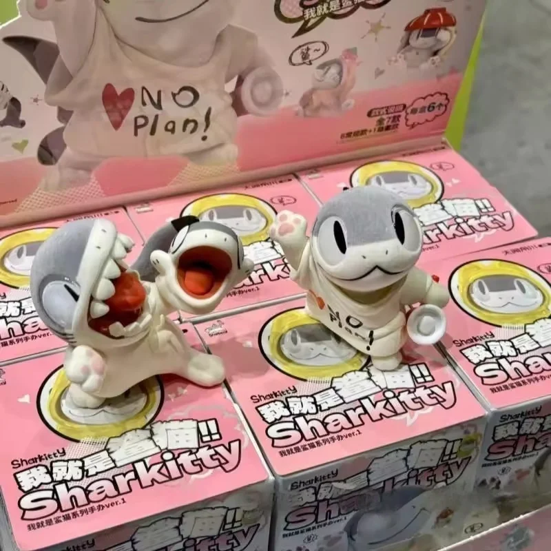 

Sharkitty Blind Box Figure Toys Anime Model Mystery Boxs Doll Decor Ornament Dolls Collectible Limited Edition Surprise Gifts
