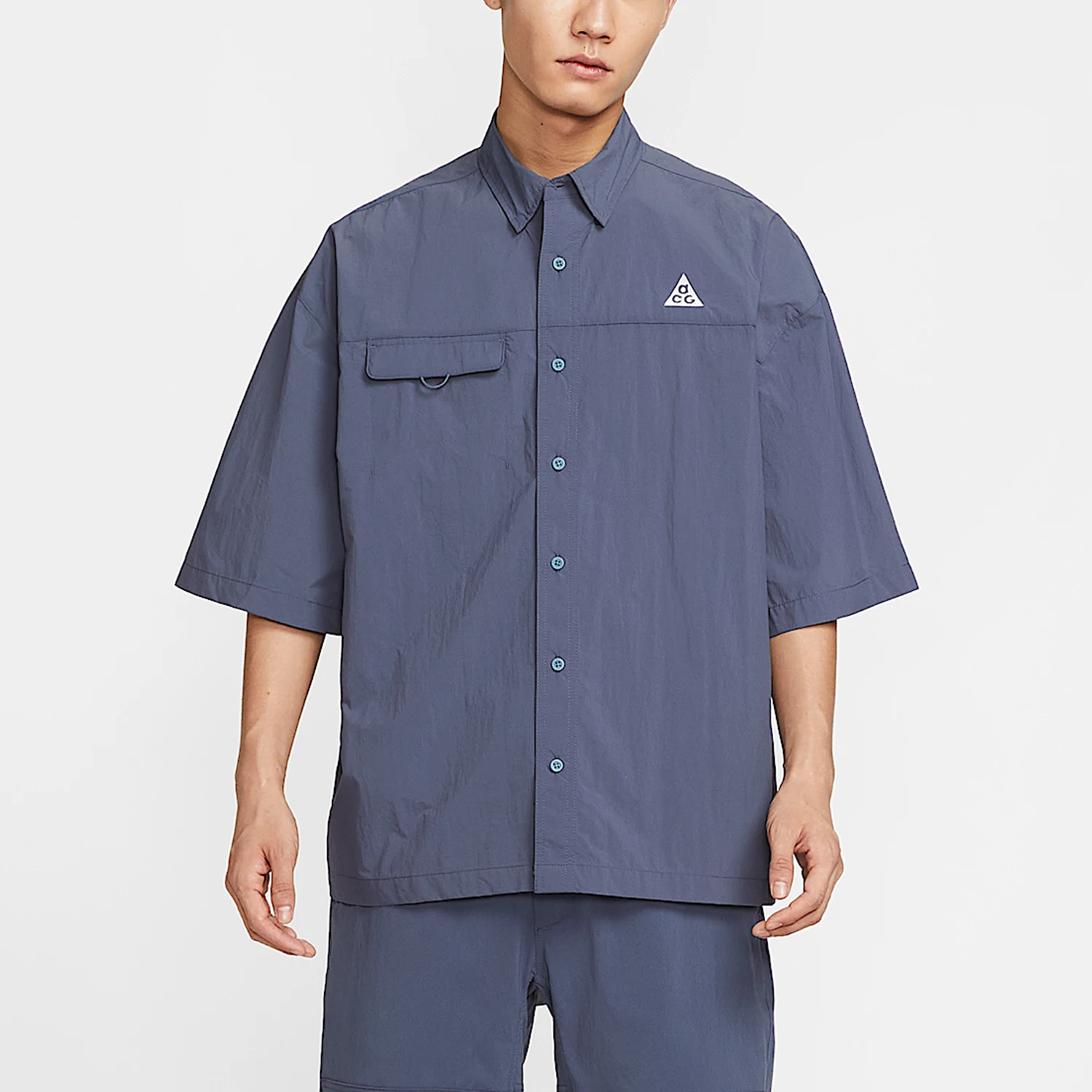 

Nike Genuine 2025 Summer Men's Collar Woven Lightweight Shirt HJ2884-437