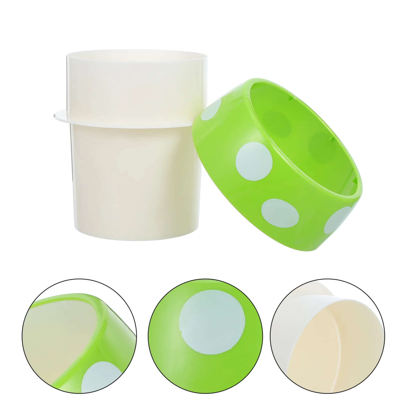 

Mushroom Desktop Trash Can Cute Small Plastic Wastebasket Compact Kitchen Bathroom Office Decorative Garbage Bin