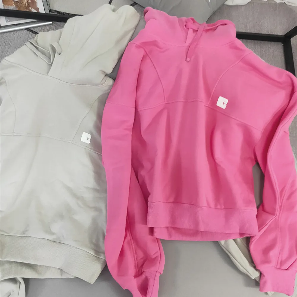 Sudadera con capucha holgada para mujer, jersey de manga larga con bolsillos, estilo coreano, a la moda, otoño e invierno, 2023