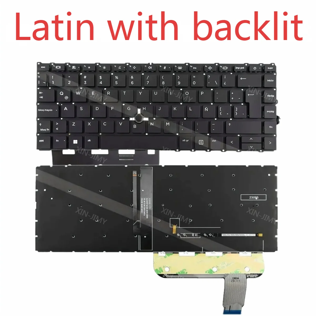 

840 G8 SP/Latin Keyboard For HP EliteBook 840 G7 845 G7 745 G7 745 G8 Laptop Backlit Point LA