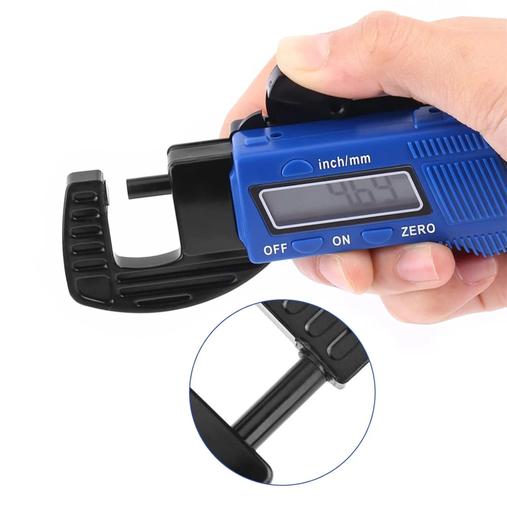 0-12.7MM Digital Thickness Caliper Micrometer Gauge Electronic Micrometer Thickness Meter Exact Measurement Tool Micrometer