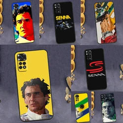 Racing Ayrton Senna Case For Xiaomi Redmi 12C 10C 9A 9C 9T Redmi Note 12 Pro 8 9 10 11 Pro 11S 10S 12S Cover