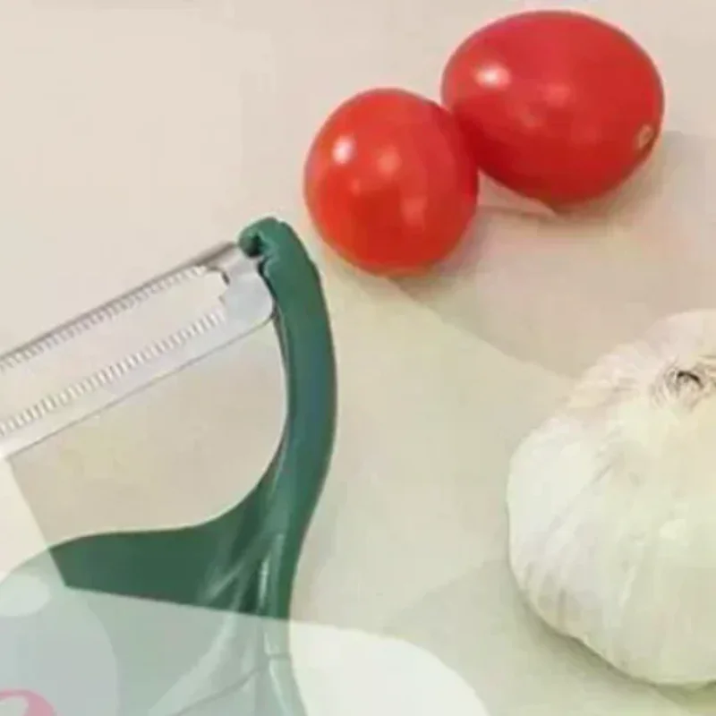1Pcs Stainless Steel Multi-function Vegetable Cucumber Chopper Cabbage Slicer Shredder Handheld Potato Peeler For Kitchen