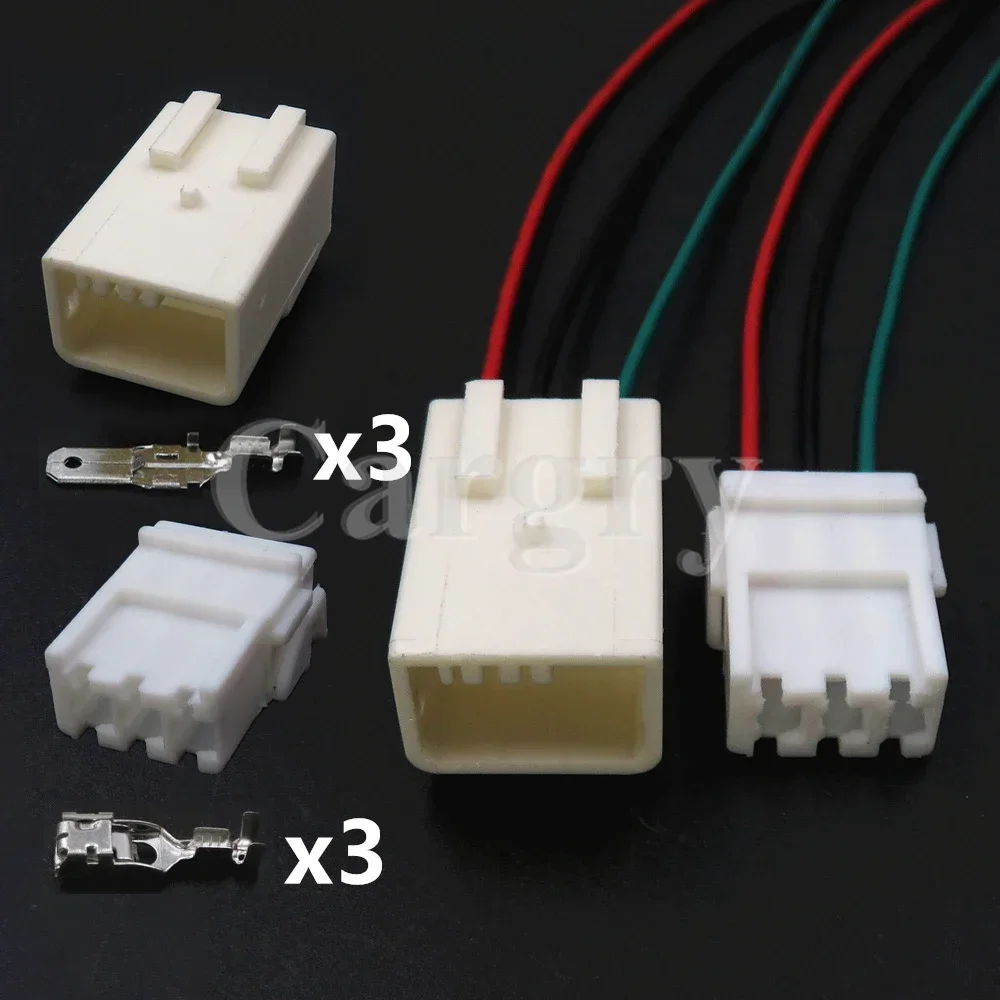 

1 Set 3P 9-144835-3 142681-9 AC Assembly Auto Plastic Housing Wiring Connector Car Large Current Wire Harness Socket