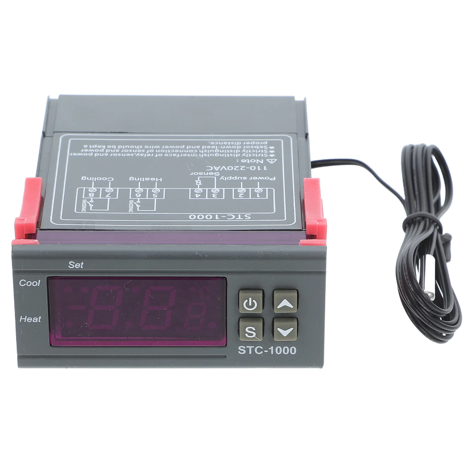 

Digital Temperature Controller Ntc Sensor Precise Management Refrigerators Aquariums LED Display Thermostat Control 10A