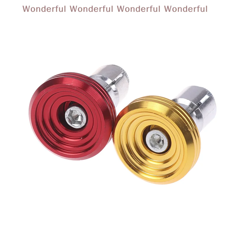 

1Pair Aluminum Motorcycle Handlebar Plugs Bar Ends Stoppers for Better Control - Durable Handlebar Accessories for Riders