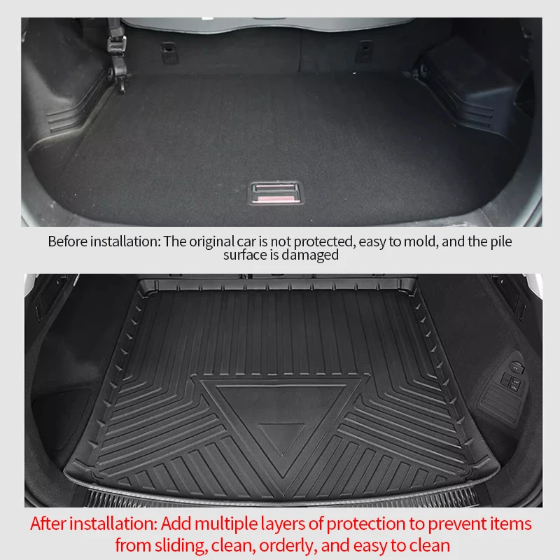 Car Rear Trunk Mats For Subaru Impreza Sedan B3 GH GR 2008 2009 2010 2011 Waterproof Protective Anti-Slip Storage Pad Accessorie