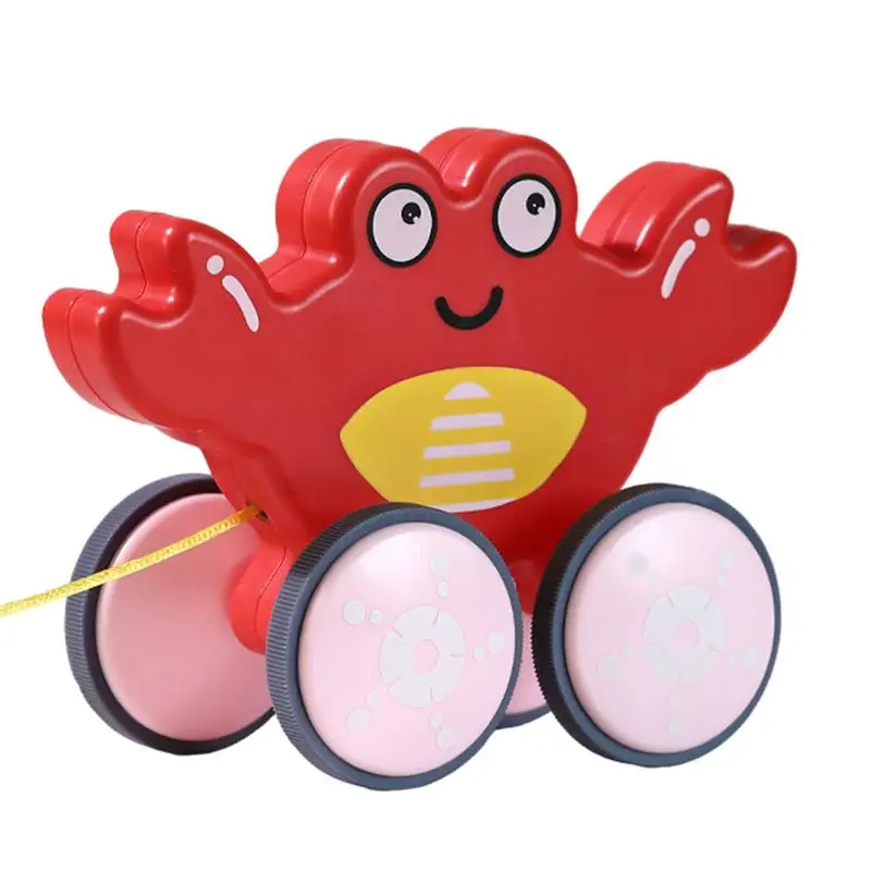 

Pull Along Toys For 1 Year Old Funny Animal Push Pull Toy Educational Walking And Balancing Toy With Rubber Wheels Interactive