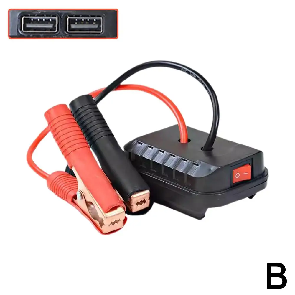 Adatto per Dayi A3 Convertitore Caricatore Chiave elettrica Smerigliatrice Martello elettrico Avviatore di emergenza per auto senza batteria T9I9