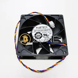 Bitmain 7000RPM Fan DC 12V 4.5A 4Pin DF1203812B2FN For Antminer S21 T21 S19j XP KS5 KS5pro Air Cooling Miner Cooling Fan
