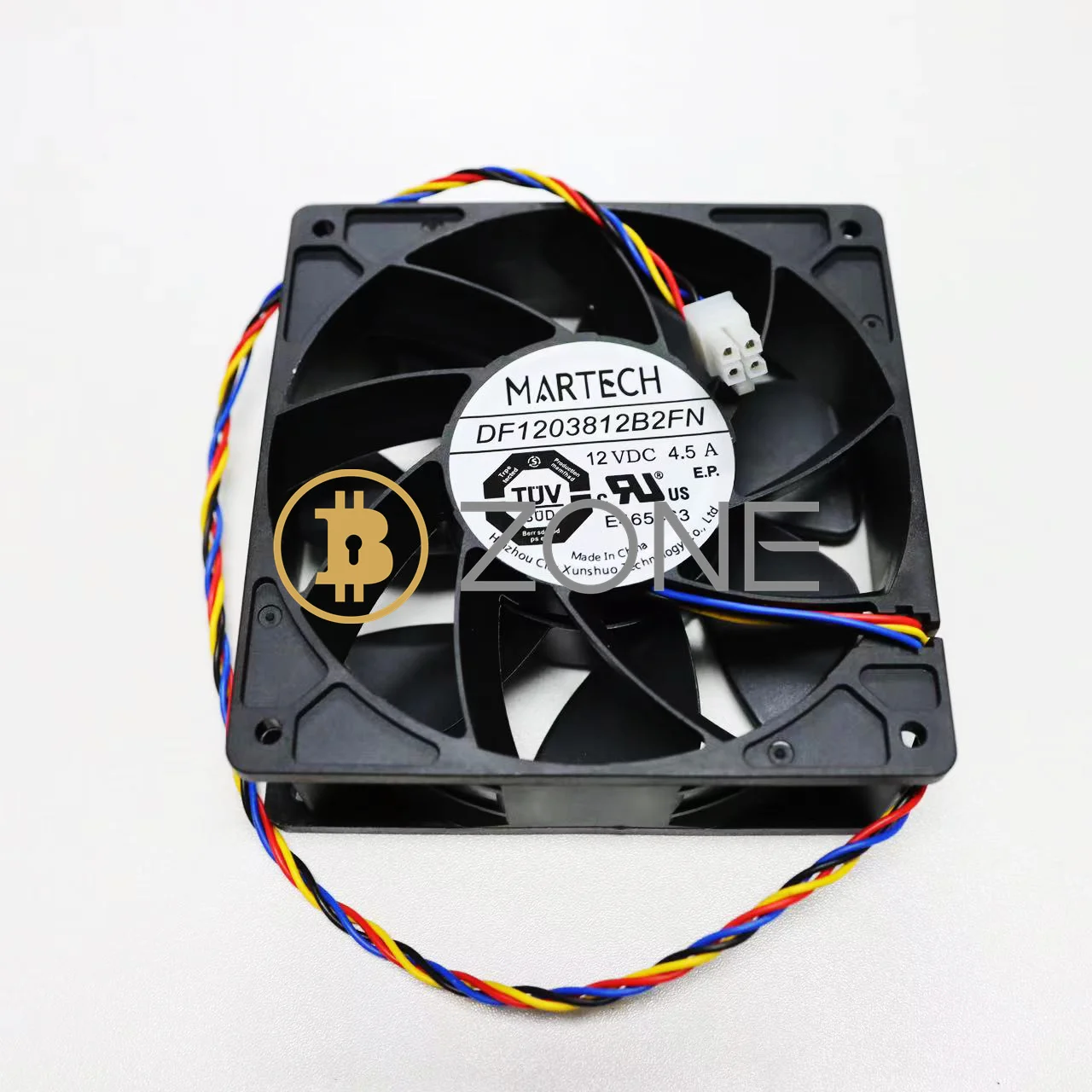 Wentylator Bitmain 7000 obr./min DC 12 V 4,5 A 4-pinowy DF1203812B2FN Dla Antminer S21 T21 S19j XP KS5 KS5pro Wentylator chłodzący górnik chłodzący