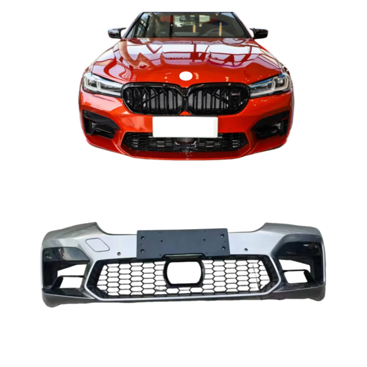 

For BMW 5 Series F90M5 Front Bumper M5 Body Kit ABS Surround Car Bumpers Fog Light G38 G30 F18 F10 Upgrade Series for X6M X5M