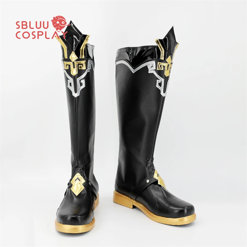 SBluuCosplay Honkai Star Rail Dan Heng Permansor Terrae أحذية كوسبلاي أحذية مصنوعة حسب الطلب #1