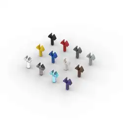 MOC 10PCS Puzzle Particle 48729 Bar 1L With Clip Building Block Kit Mechanical Claw Edges Idea Educational Toy Gift Dropshipping