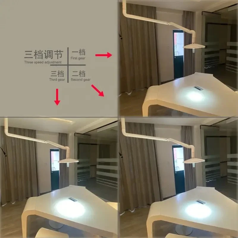 KD-2018D-1 Shadowless Lamp 50W Versatile Ceiling LED Surgical Lighting, for Dental Cosmetics and Procedures