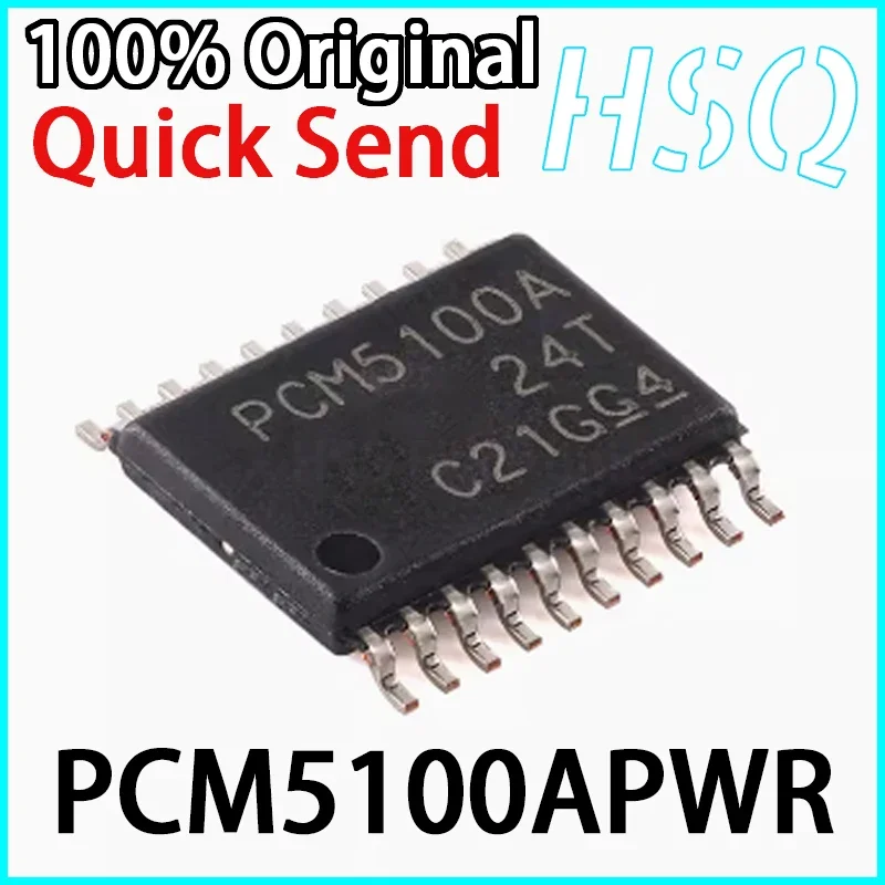 5PCS Original PCM5100APWR PCM5100A TSSOP20 Audio Stereo DAC Chip in Stock