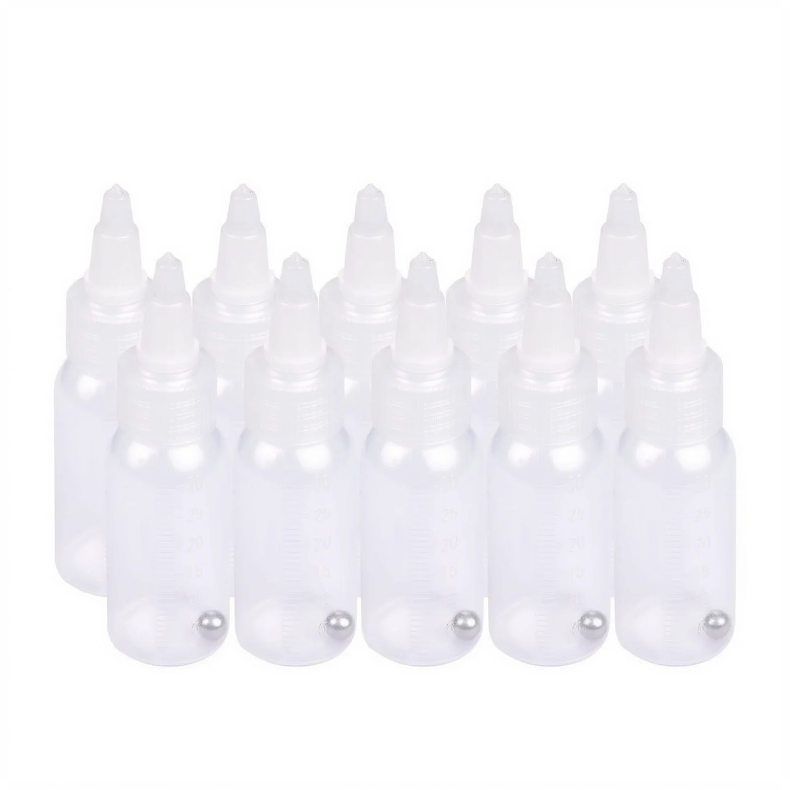 Small Squeeze Bottles Empty Squeeze Bottle Premium PP Plastic For Airbrush Dye 2oz Paint Bottles