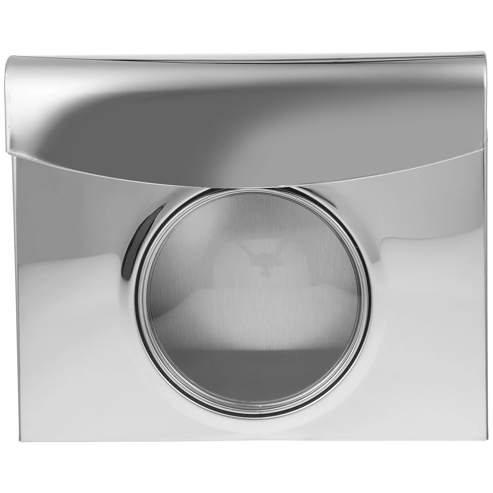 

Stainless Steel Tissue Box Holder Thickened Edge Bathroom Bedroom Kitchen Use Wall Mounted Paper Towel Dispenser Storage Napkin