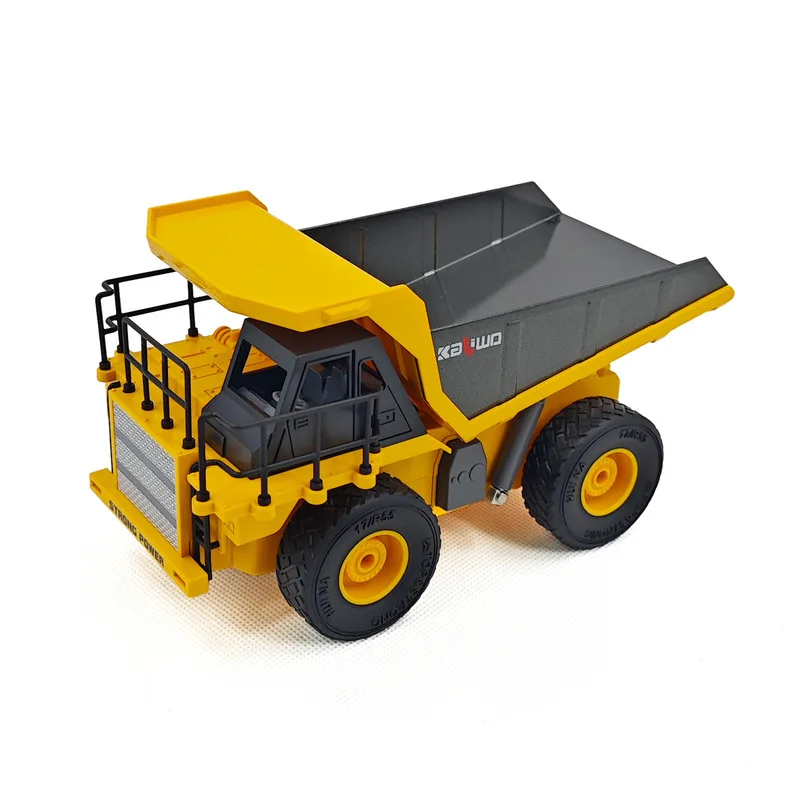 Huina caminhão basculante de simulação elétrica com controle remoto de nove canais 1: 24 brinquedos infantis