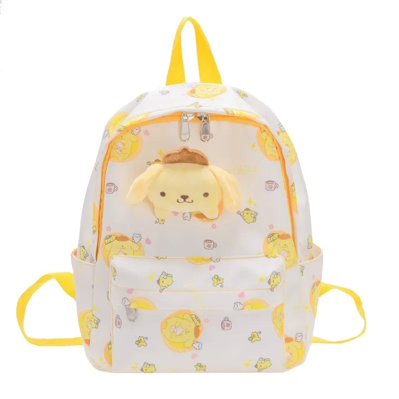 Kawaii Sanrio Bag Cinnamoroll Plecak tornister dla dzieci Śliczne Kuromi Student Torby na ramię o dużej pojemności dla dzieci Prezenty dla dziecka