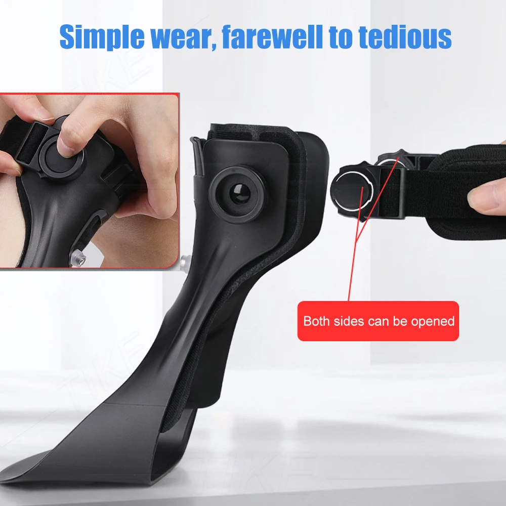 TIKE Adjustable Foot Droop Splint Brace Orthosis Ankle Varus & Valgus Fixed Strips Guard Support Hemiplegia Rehabilitation Shoes