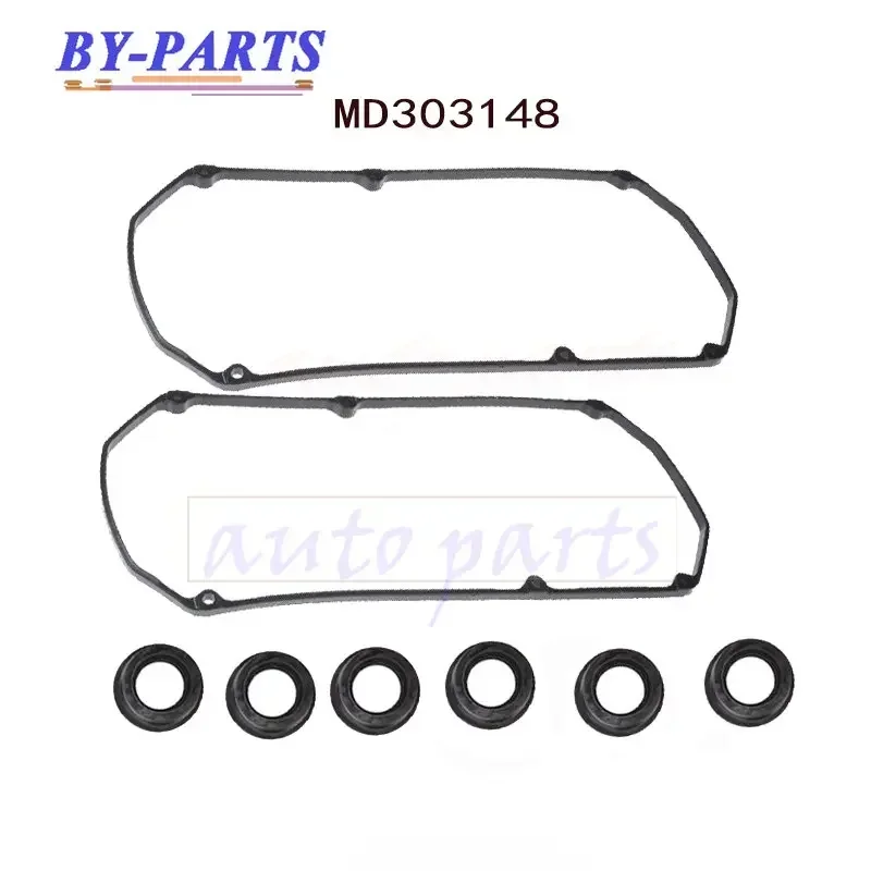 MD303148 For Mitsubishi Pajero Sport Engine V43 V73 3.0L V6,3.5L V6 valve gasket Sealing Ring Valve Chamber CoverPad Seal Gasket