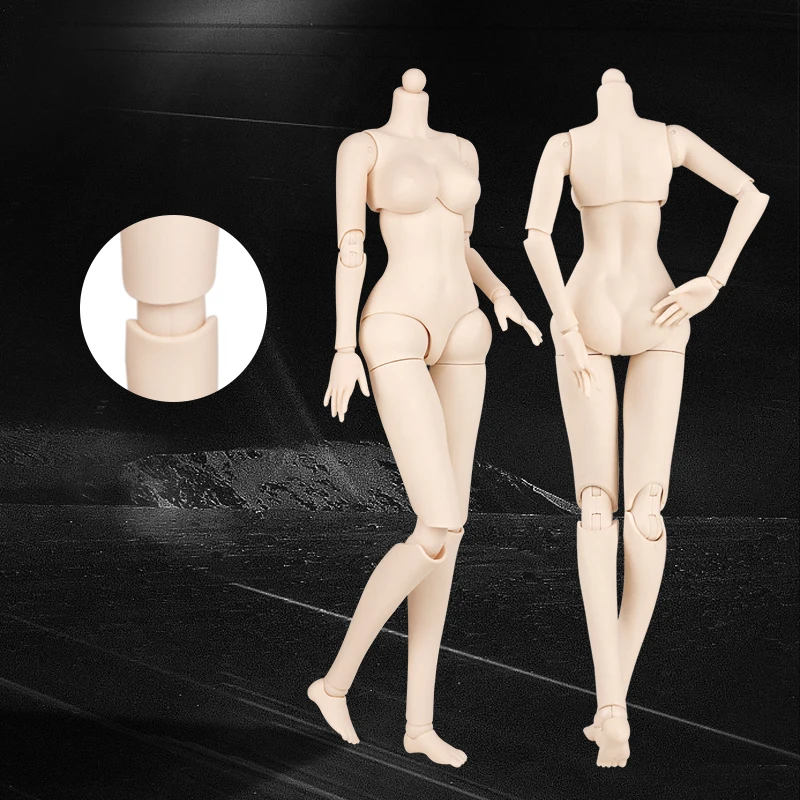 1/3 1/4 1/5 BJD Dolls Solid Body White Skin Girls Nude Mjd Doll Body 60cm PVC Material 31 Movable Jointss Doll Parts for Diy Toy