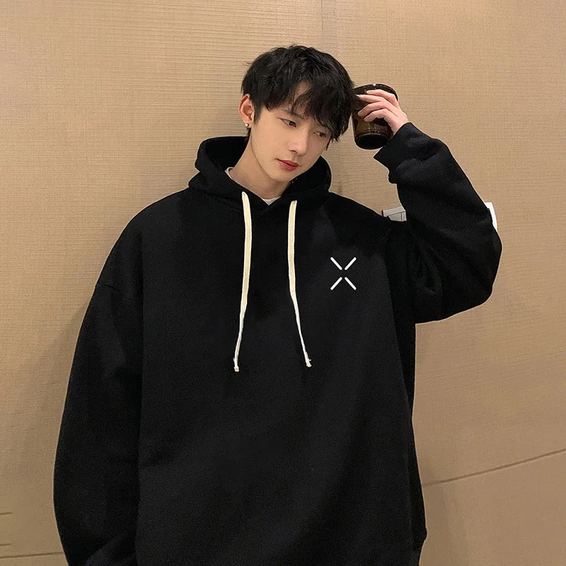 

Men's Oversized Hoodie Off White Fashion Men's Print Over Size Hoodies with Hat 5XL Hoody for Men Casual Wear Male Sweatshirt