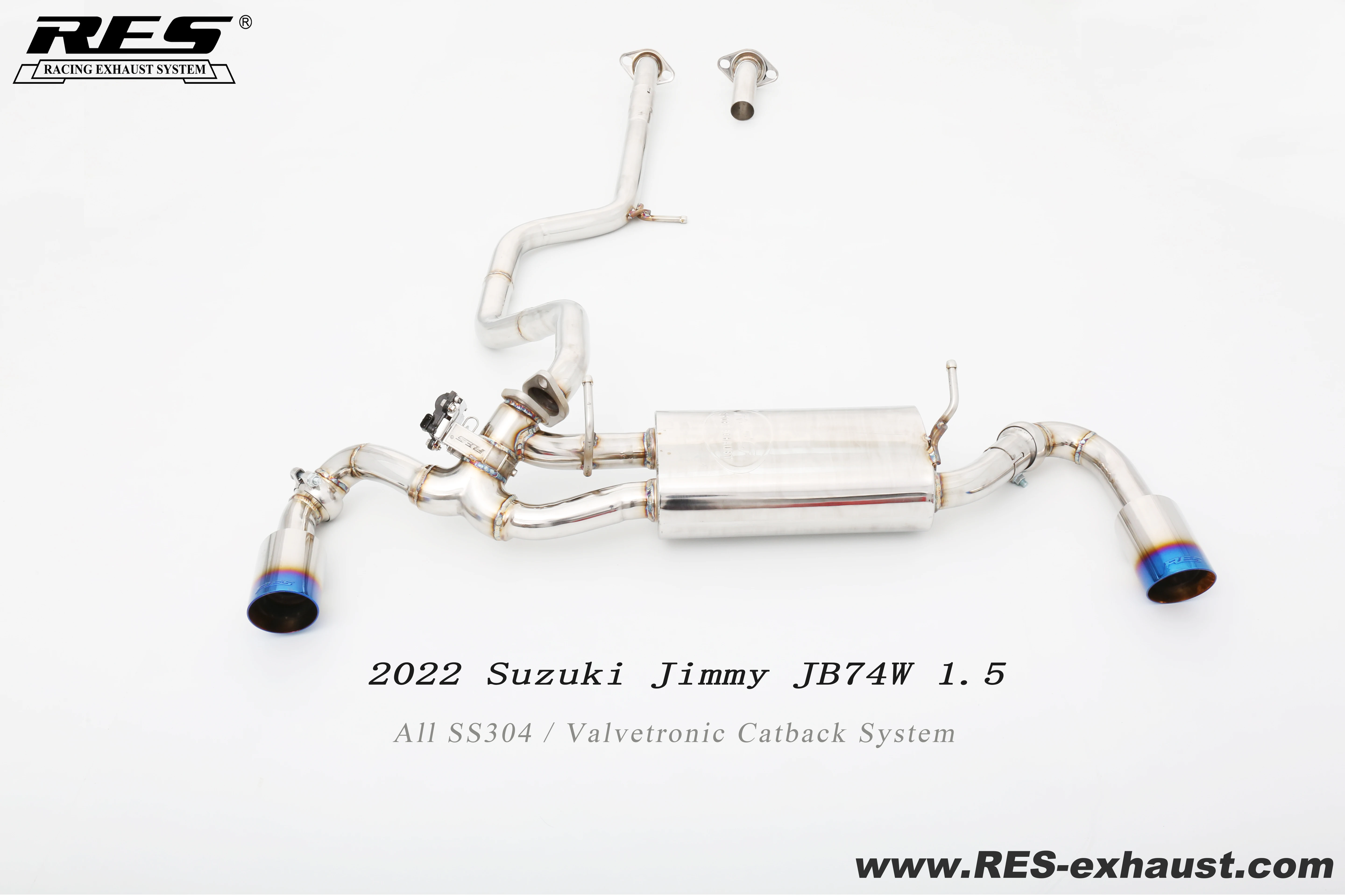 Variable Catback Stainless Exhaust Exhaust Active System For Suzuki Jimny JB74W 1.5L