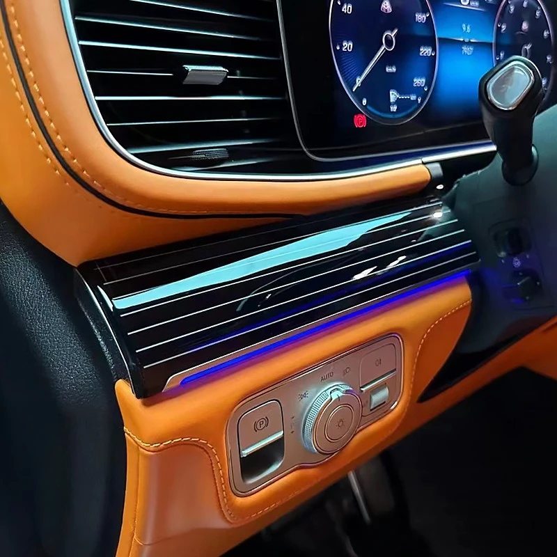 Suitable for Mercedes-Benz piano paint panel w167 brushed car interior ambient light kit upgrade