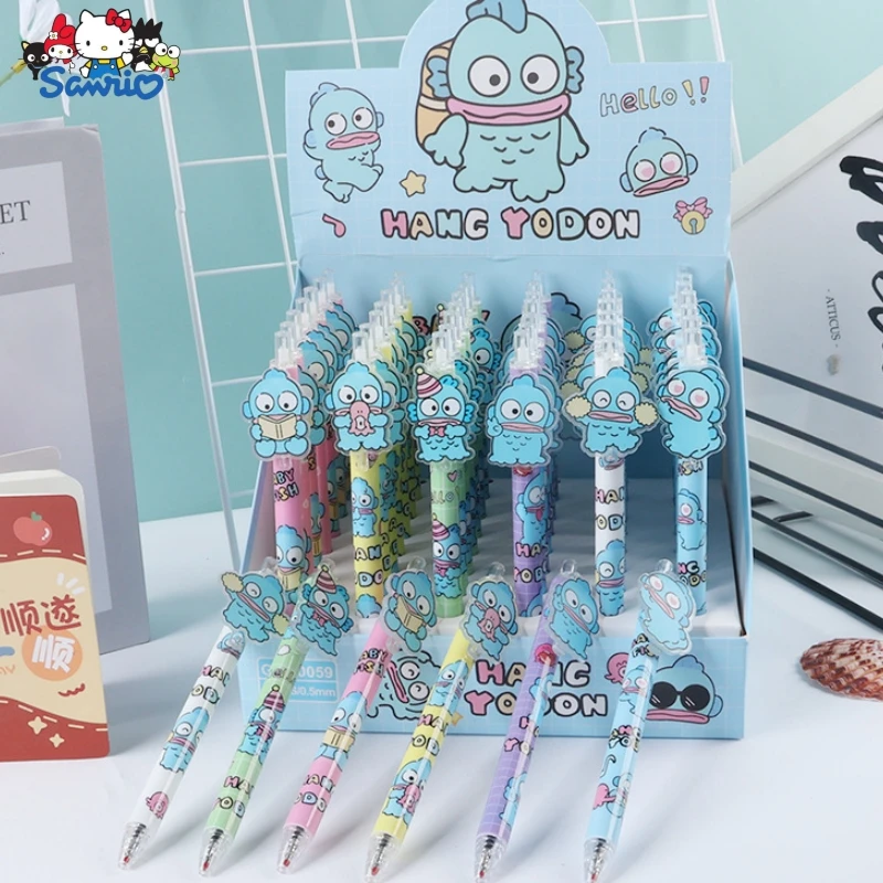 

48pcs Sanrio Clown Fish Gel Pen Cartoon Half Mermaid Signature Pen St Head Hanton Pen Student Stationery Wholesale