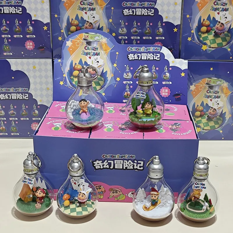 

Карандаш Шин-Чан, слепая коробка, фэнтезийные приключения, светящаяся миниатюрная сцена, ночник, орнамент, лампочка, подвеска, подарок на день рождения для ребенка