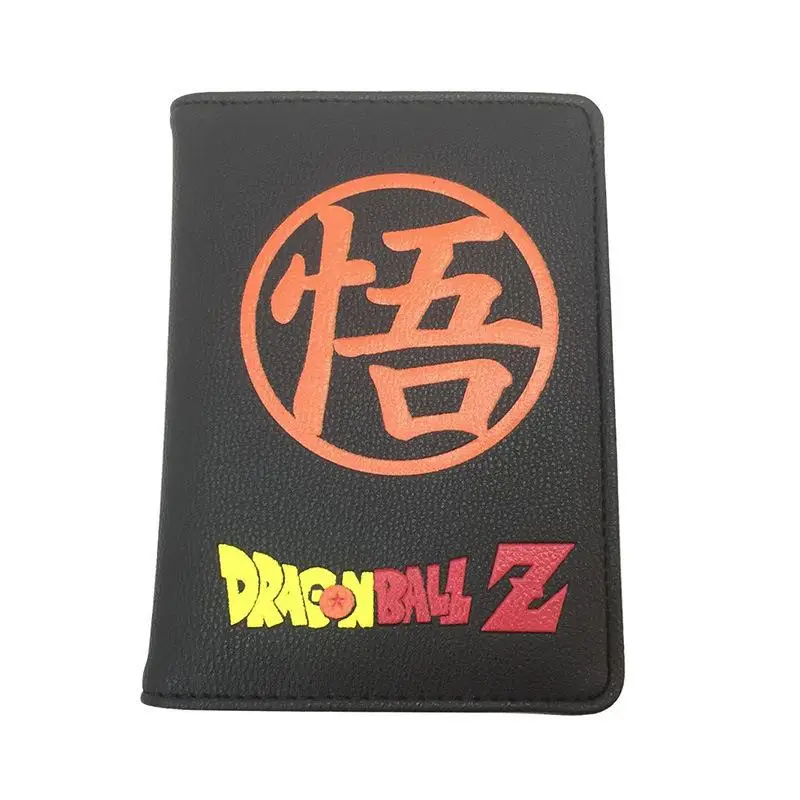 PU Passport Holder Dragon Ball Z Son Goku Ticket Passport Covers Travel Passport Protective Cover Id Holder Travel Accessories