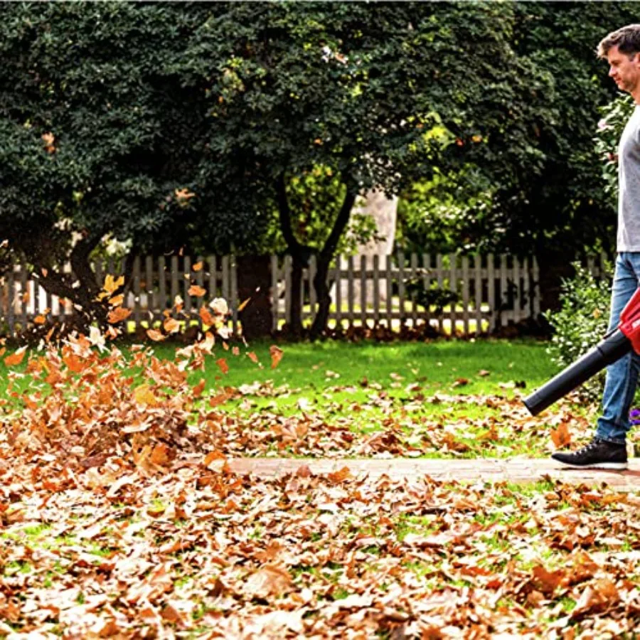 CB7478C11 PWR CORE 40 بدون فرش 40 فولت 1422 سلسلة تشذيب ومنفاخ أوراق الشجر مع بطارية 2.5 أمبير وشاحن SNR0001 مستدير #4