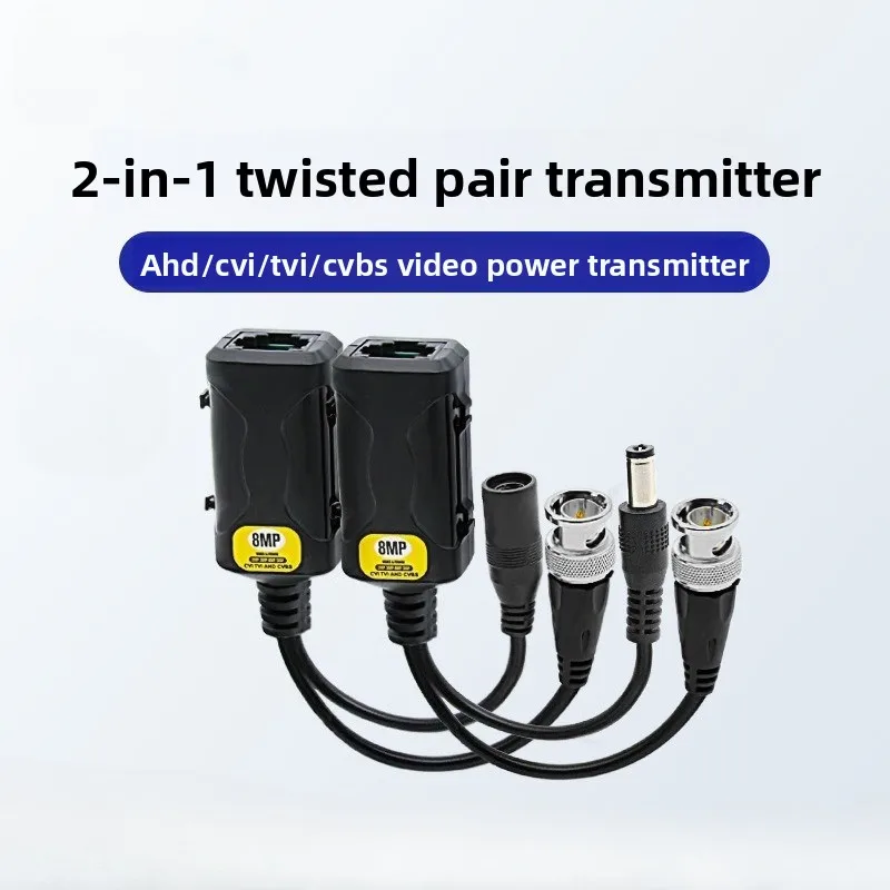 

1-канальный PV Balun RJ45 CCTV видеотрансивер, коаксиальные передатчики, разъемы питания постоянного тока BNC для аналоговой HD-камеры CVI TVI AHD