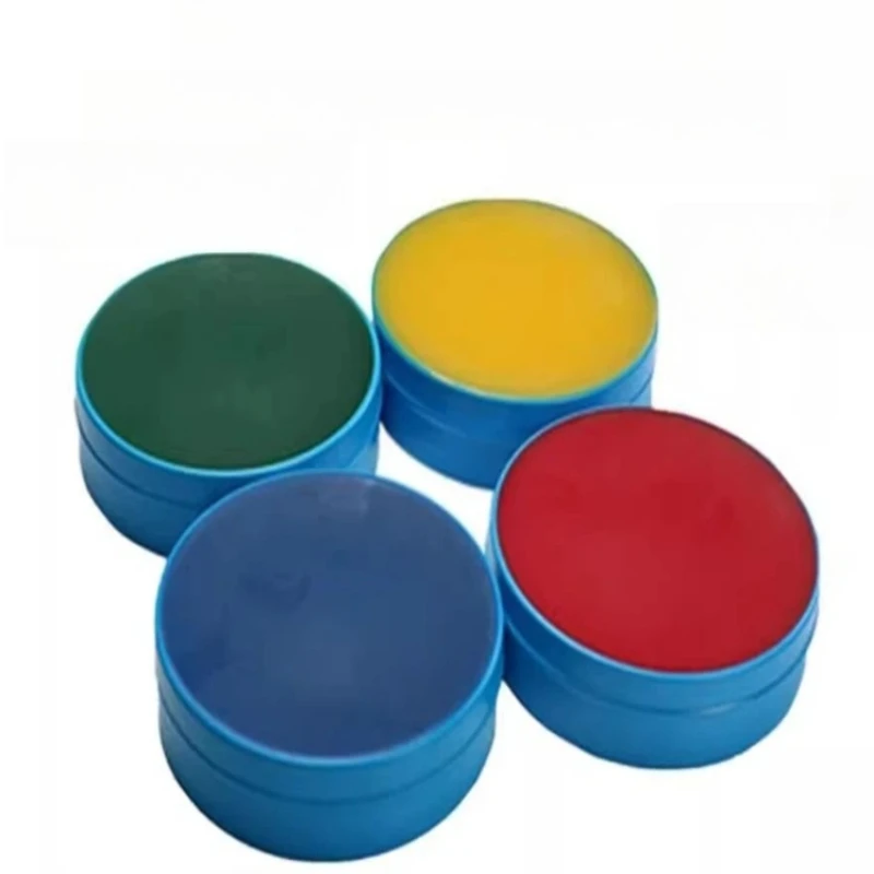 

4Pcs Dental Technician Materials Dental Edge Wax Molding Wax Technician Edge Red Yellow Green Blue Four Colors