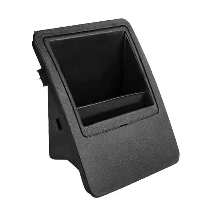 Car Front Dashboard Fuse Cover Storage Box Bin Card Coin Case Trim Fit for Hyundai Elantra 2017 2018 2019 2020 Black Plastic