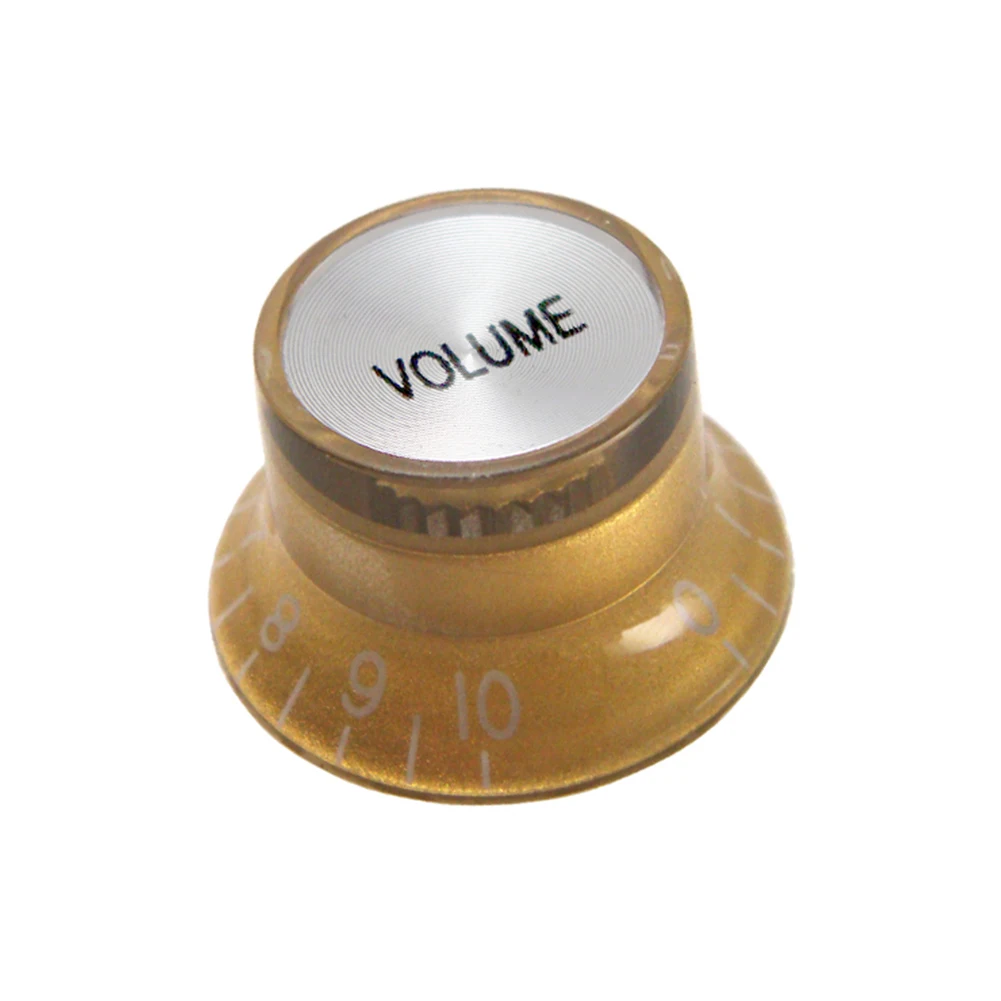 Lightweight Portable Practical Knobs Guitar Accessories 2 Volumes & 2 Tone 4pcs/set Speed Control Knobs Top Hat