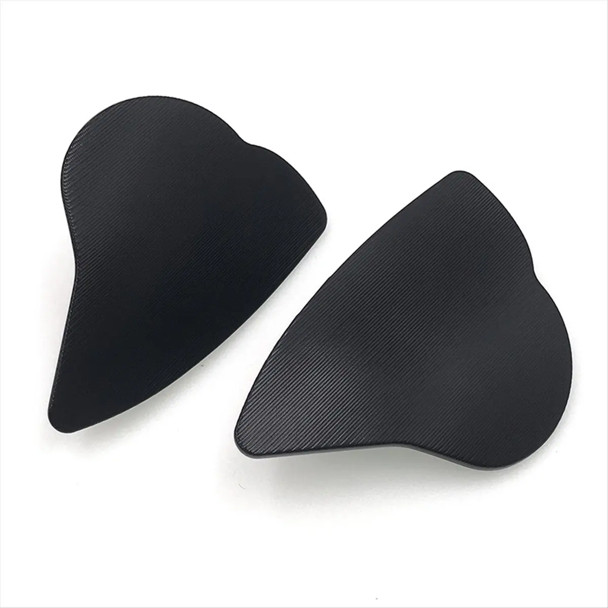 #21C Motorcycle Mirror Cover,Motorcycle Rearview Mirror Block Off Base Plates Cover for Yamaha (Black)