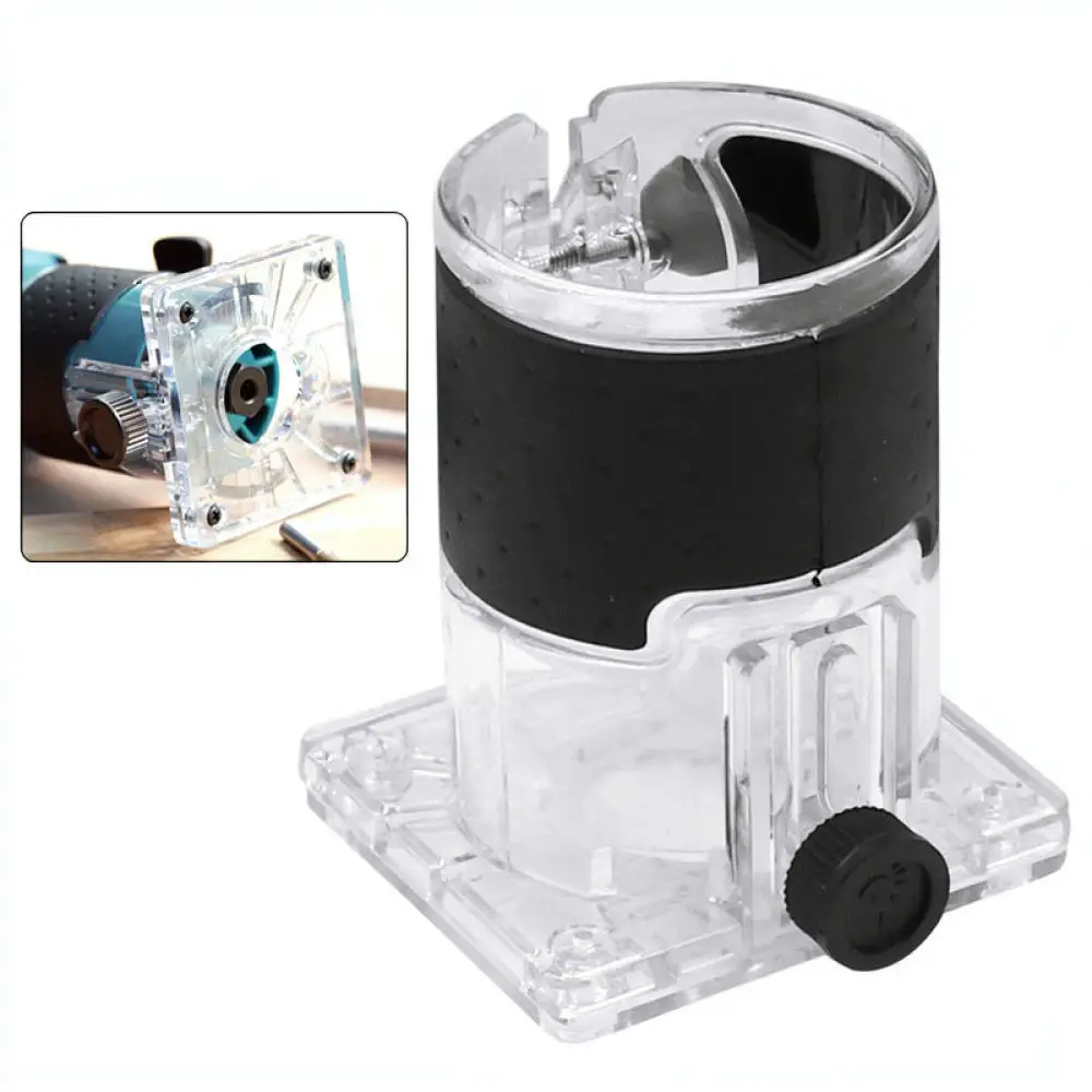 Transparent Router Protection For For Xingweiqiang Trimmer Woodworking Milling Base Dust Guard Tool Accessories