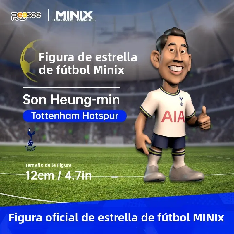 Muñeco Son Heung-min Versión Q de 12 cm, Modelo Capitán del Tottenham, Juguete de Fútbol de Estrella Coreana, Regalo para Coleccionistas, Decoración de Oficina, Adorno de Escritorio