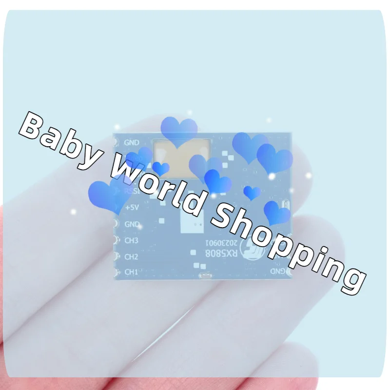 

Модуль приемника 4.9G SPI для беспроводной аудио-видеосвязи RX5808 для систем FPV и радиоуправляемых вертолетов (широкополосный)