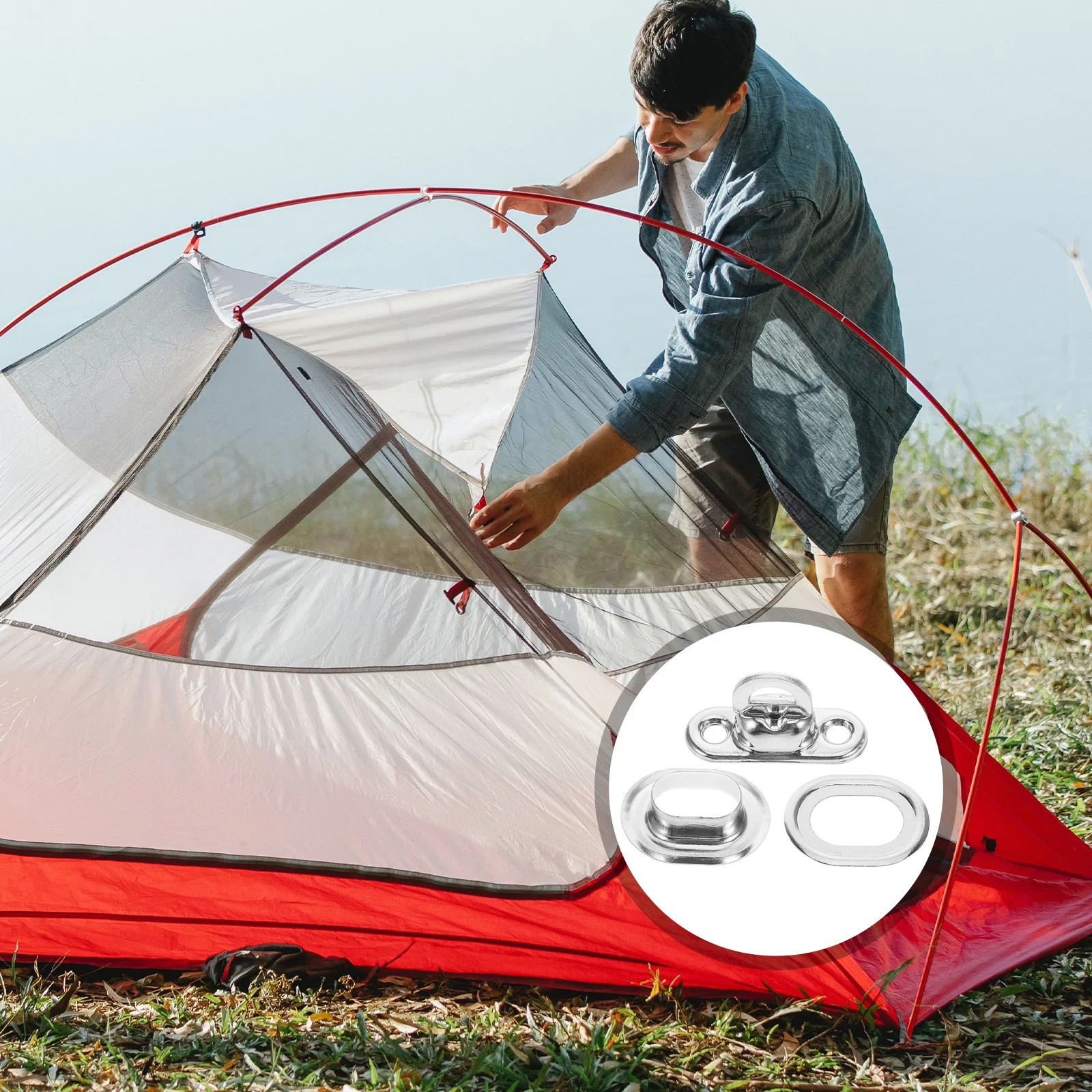 

1 set 1 Set Copper Bag Fastener Rotating Turn Lock Hardware Buckle Twist Clasp For Handbags Tents Diy Purse Locking Kit Hardware