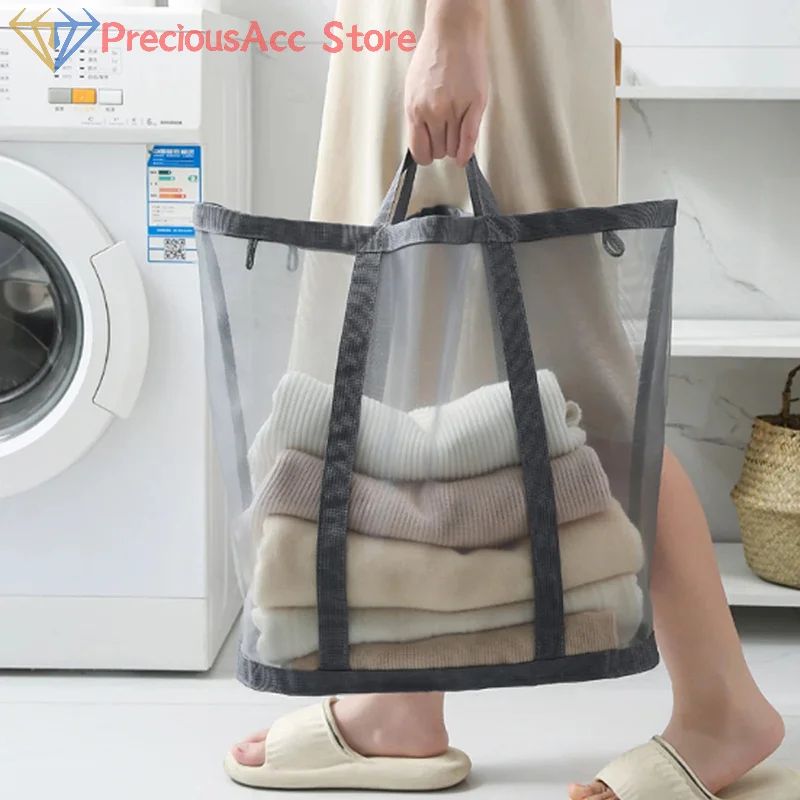 Collapsible Clothes Basket Wit - Home Bathroom Supplies ulasan dan harga